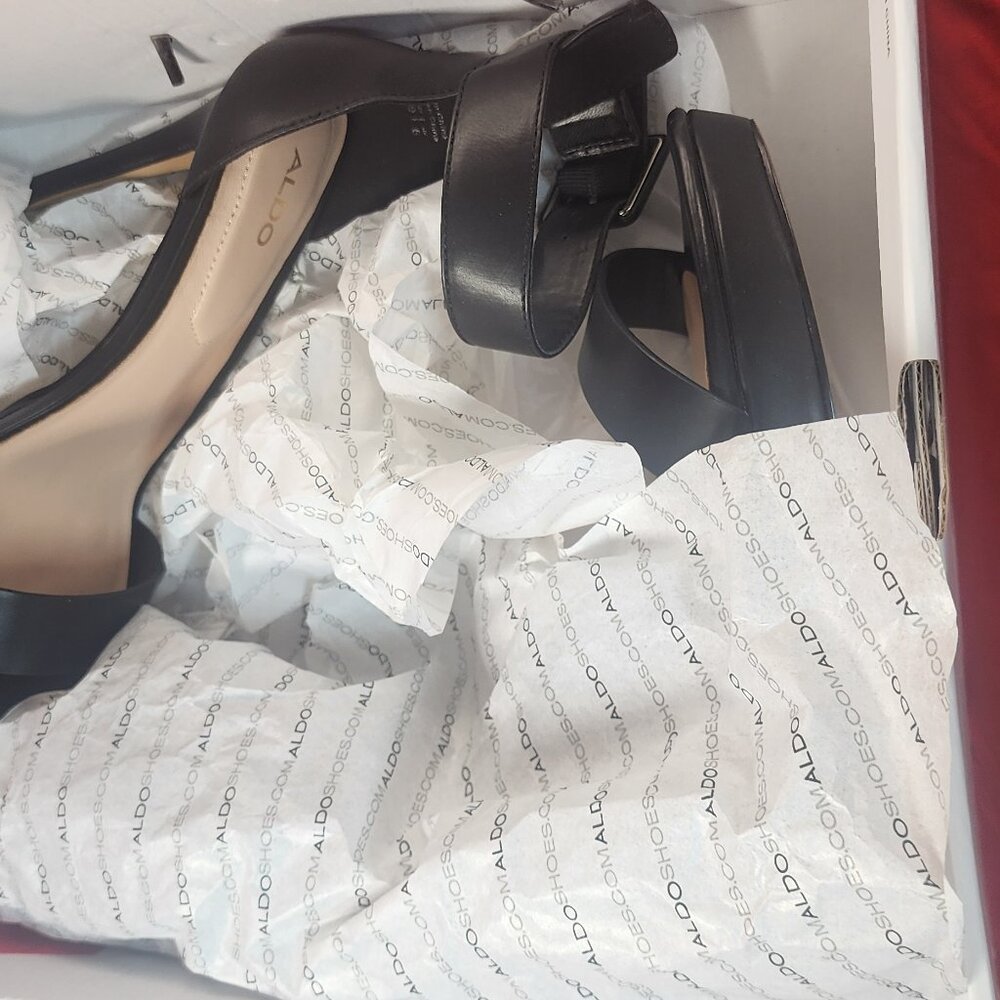 Brand New In the Box ALDO Ankle Strap High Heels - Picture 2 of 7
